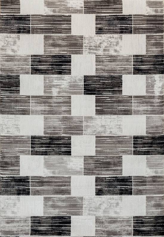 Турецкий акриловый ковер 1440 Grey-Black