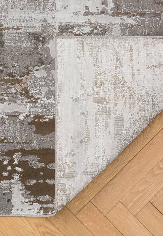 Синтетический бюджетный ковер F238-Gray-Beige