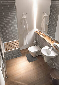 комплект ковриков для ванной в интерьере Confetti Bath Maximus Symphony 2503 Opal Grey BQ