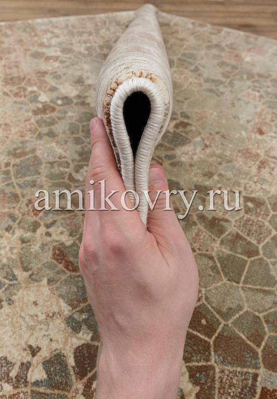 Высокоплотный ковер из вискозы 2M102-Ivory