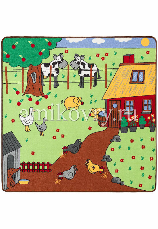 Детский игровой коврик Farm Green-G9