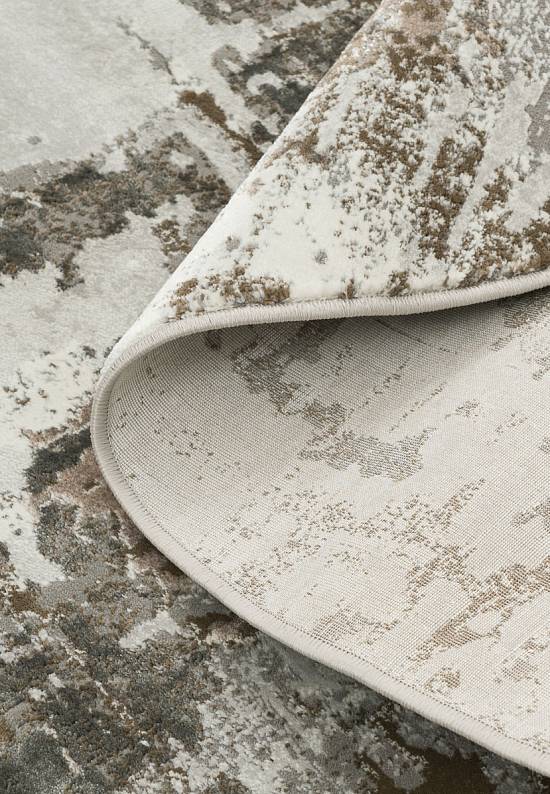 Синтетический бюджетный ковер F238-Gray-Beige