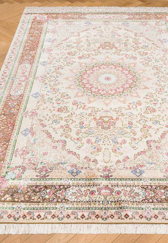 Иранский классический ковер Tabriz-Beige