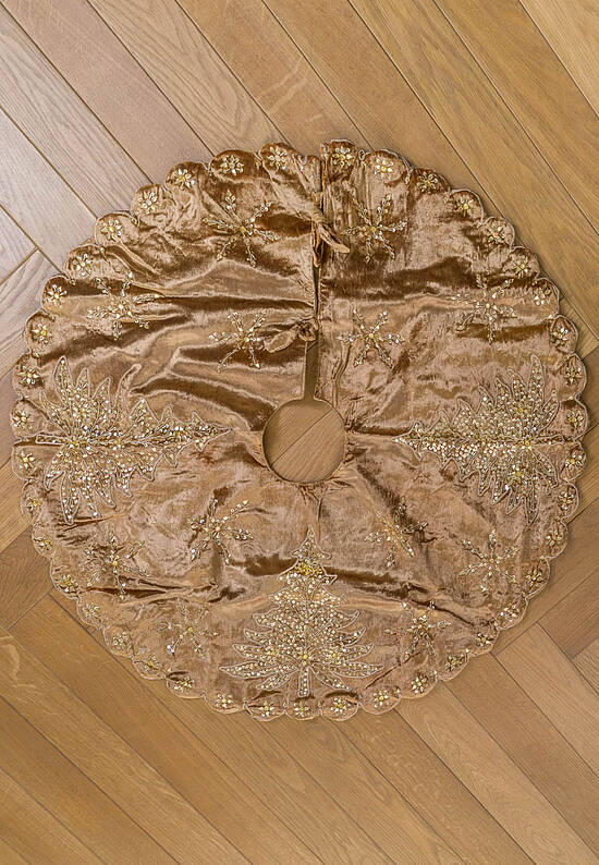 Коврик-юбка под ёлку