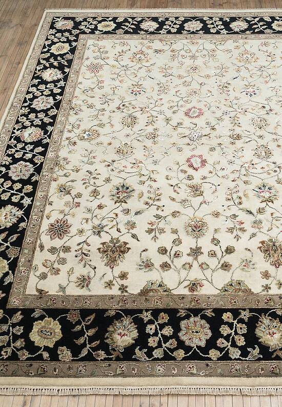 Элитный ковер ручной работы 10/10 SK-120-Ivory/Black