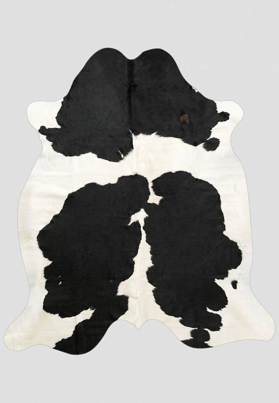 Натуральная шкура коровы Чёрно-белая LN008-Black/White 969