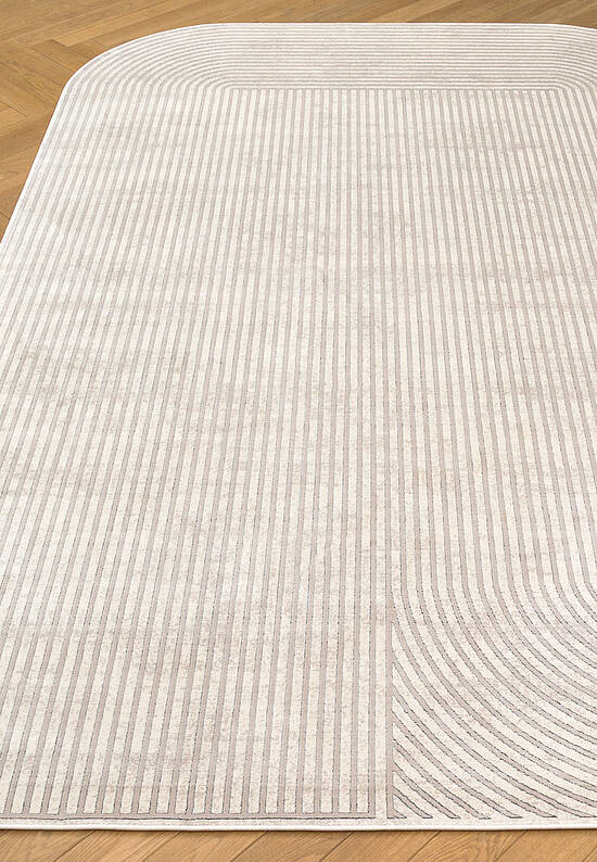 Геометрический ковер MRN 03 Cream Grey