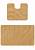 Комплект ковриков для ванной и туалета Symphony 2519 Dark Beige BQ