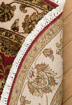 основа ковра Kashan gold 10/10 SKP-167-1-Red/Ivory круг