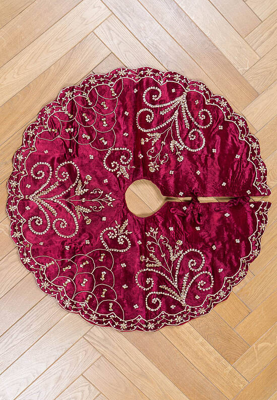 Коврик-юбка под ёлку