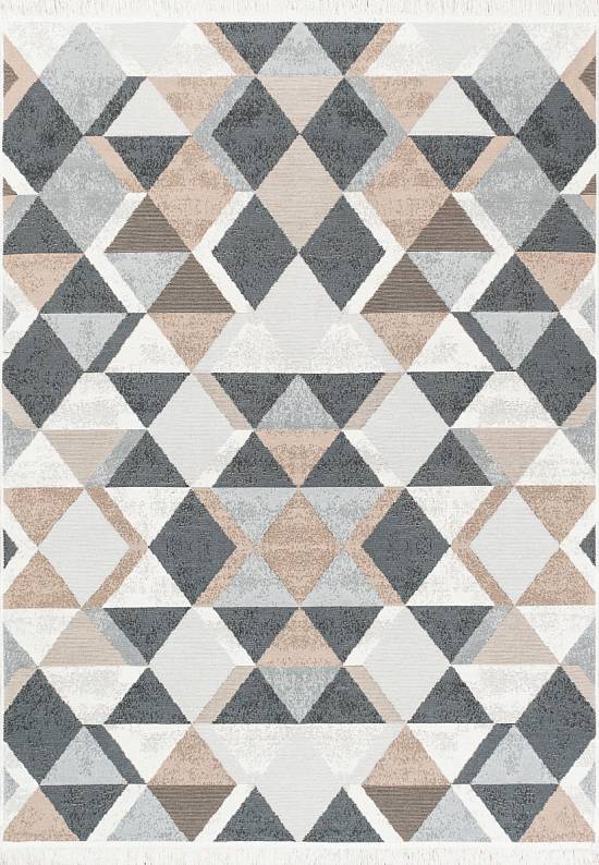 Двусторонний безворсовый ковер AR 10 Beige Black