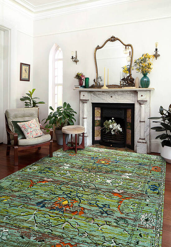 Иранский ковер из шерсти 24992