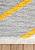 Двусторонний безворсовый ковер из шенилла NK 05 Grey Yellow