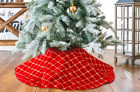 Новогоднее настроение в деталях: праздничные коврики под ёлку!