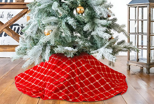 Новогоднее настроение в деталях: праздничные коврики под ёлку!