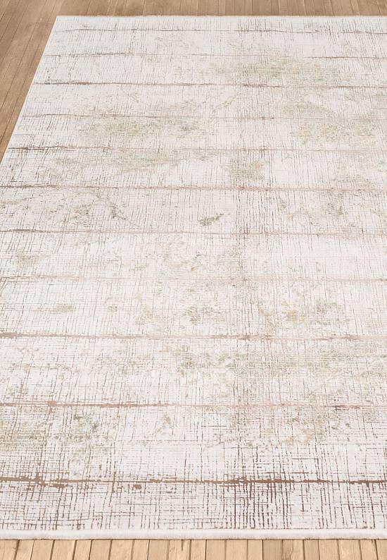 Современный ковер из вискозы 19153-070 Beige