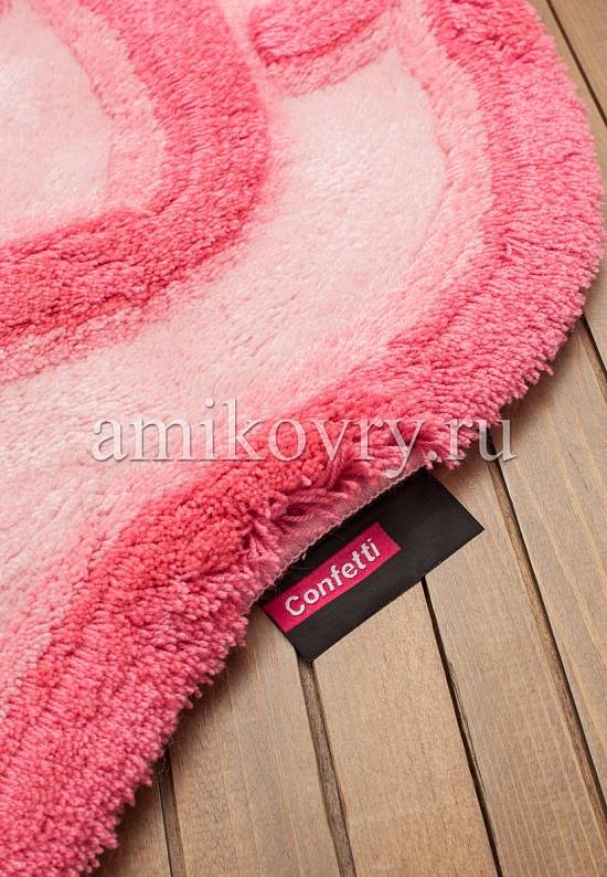 Коврик для ванной Confetti Bath Elite Afrodis 168 Light Fuchsia фигура