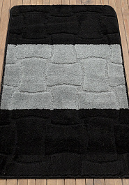 коврик для ванной в перспективе Confetti Bath Maximus Sariyer 2513 Black