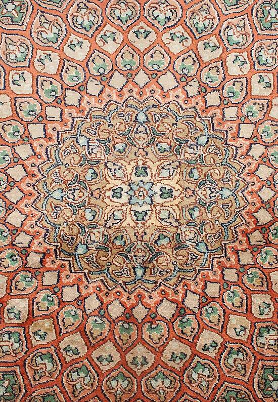 Шелковый ковер из Индии Gumband Rost