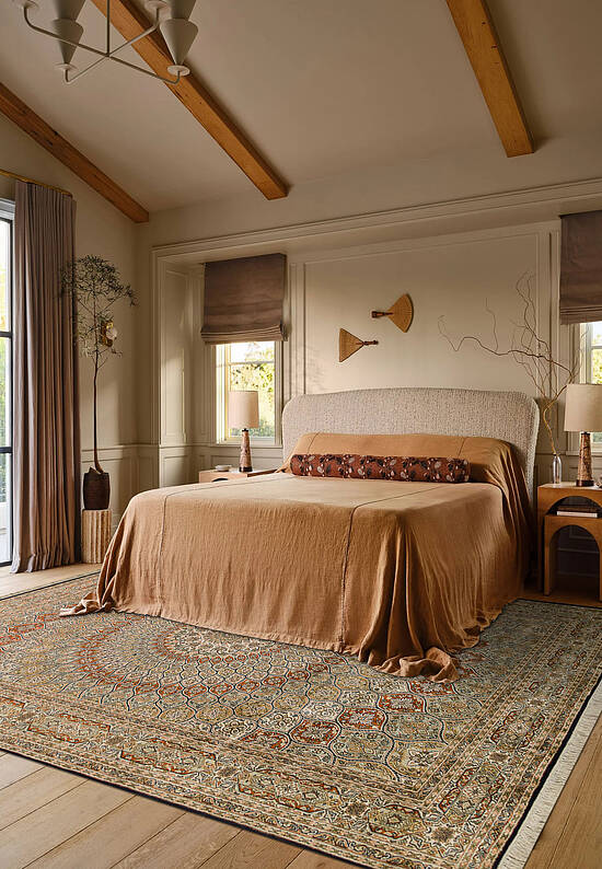 Шелковый ковер ручной работы IIST-GIX5KNZC2 Gumband