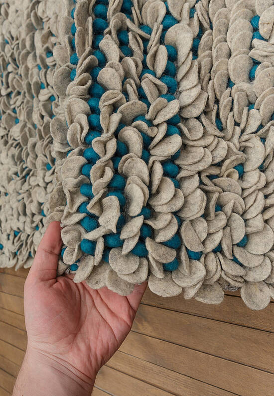 Рельефный ковер ручной работы 1521.001-230