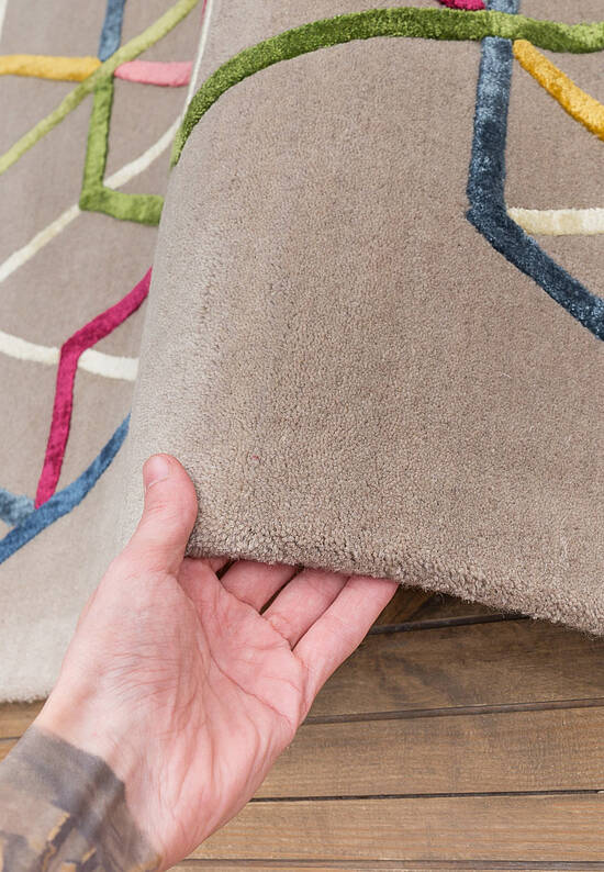 Дизайнерский ковер Hexagon 233.001-990