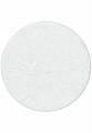 Коврик для ванной Confetti Bath Cotton Organic Soft 1601 White круг