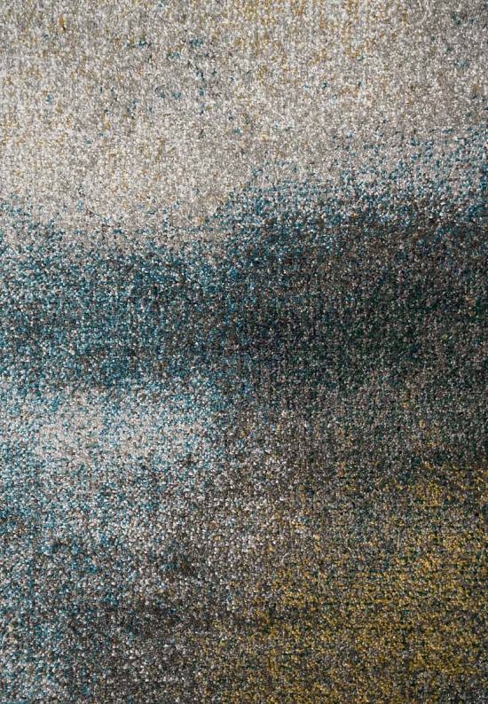 Абстрактный ковер D816-Gray-Blue