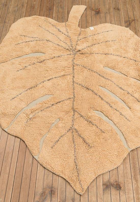 Детский стираемый ковер Monstera Honey