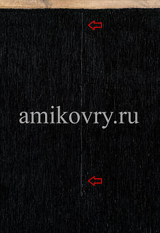 дефект безворсового ковра с лицевой стороны Palermo 1041-Black discount