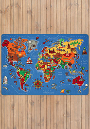 дизайн игрового коврика Playmat Blue Card Blue-G9