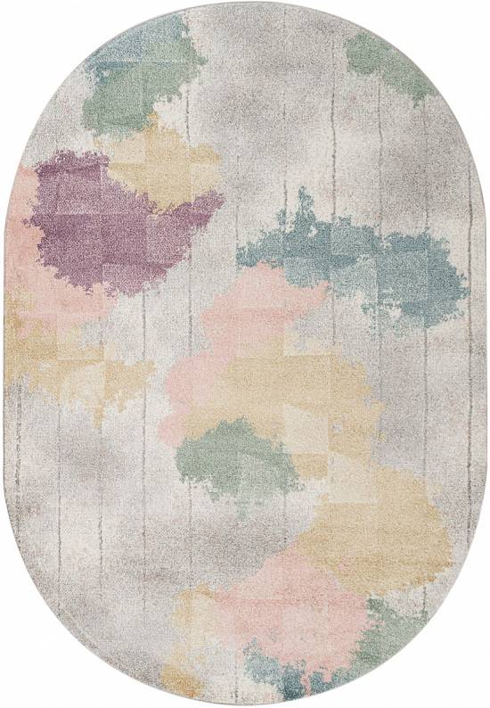 Недорогой современный ковер C046-Light Cream