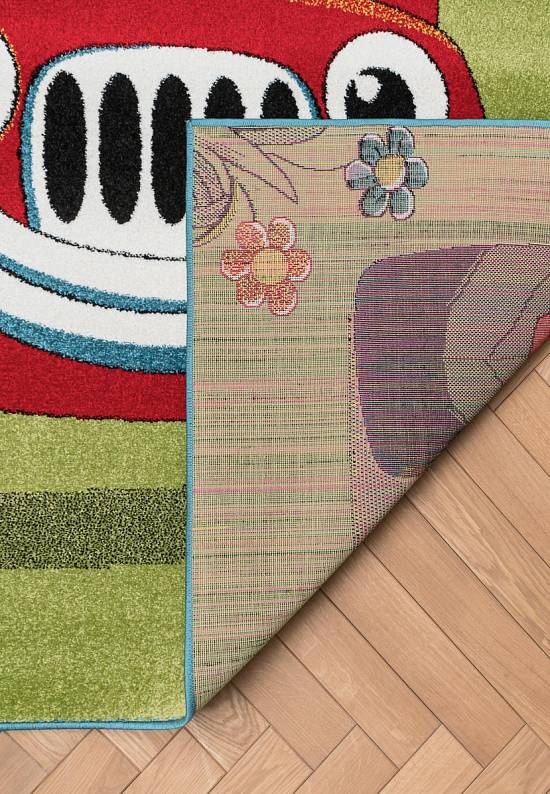 Недорогой синтетический ковер 2894-Multicolor
