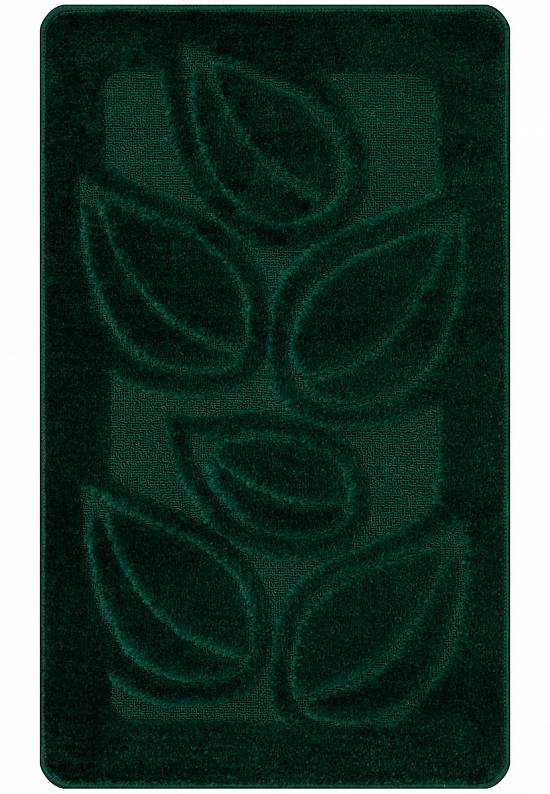 Зеленый коврик для ванной Flora 2536 Hunter Green