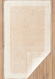 дизайн двустороннего коврика для ванной Confetti Bath Cotton Natura Heavy 1640 Ecru
