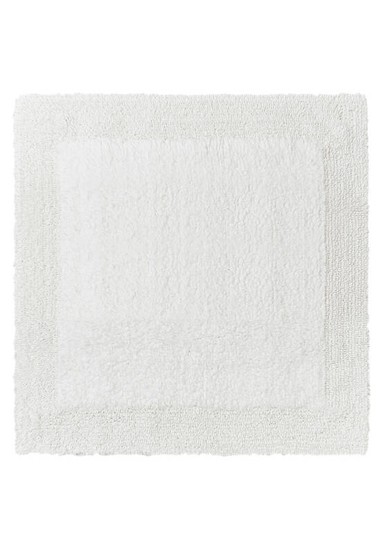 Двусторонний коврик для ванной  Natura Heavy 1601 White
