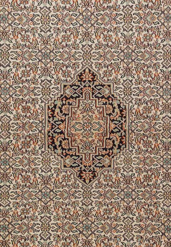 Шелковый ковер ручной работы IIST-GI9KK2JN2 Kashan White