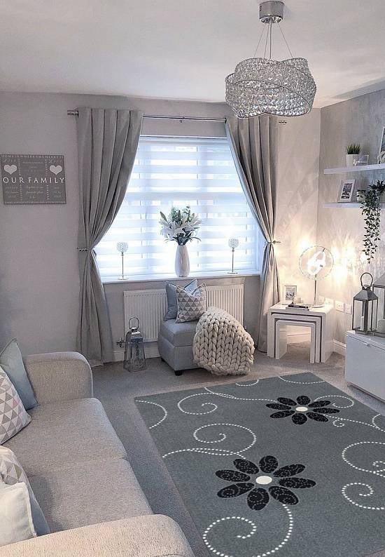 Синтетический ковер Z0029-Grey