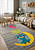 Недорогой синтетический ковер C227-Multicolor