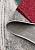 Современный синтетический ковер D827-Gray-Red