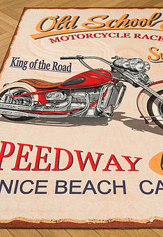 Безворсовый ковер Rio Motorcycle