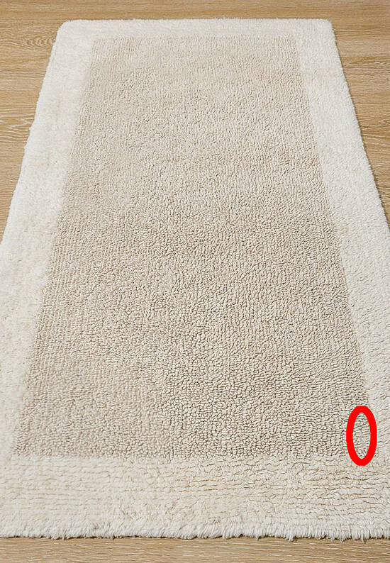 Двусторонний коврик для ванной  Natura Heavy 1640 Ecru discount