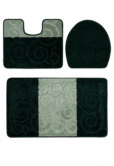 Комплект ковриков для ванной Confetti Bath Maximus Sile 2536 Hunter Green BQF