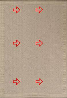 дефект безворсового ковра Lana 7636-68400 discount2