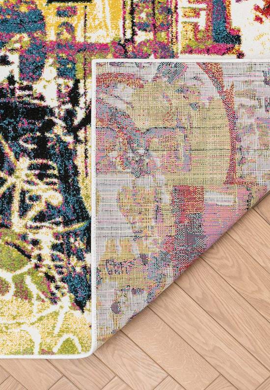 Недорогой синтетический ковер 2776-Multicolor