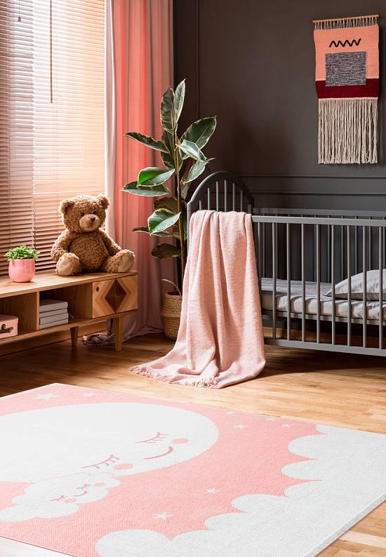 Двусторонний детский ковер NB 02 Pink