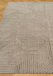 ковер ручной работы в перспективе Lorena Canals Wool Almond Black Chia
