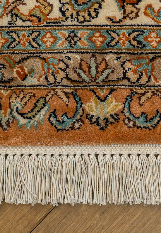 Шелковый ковер ручной работы IIST-GI97K25EJ Kashan Cream