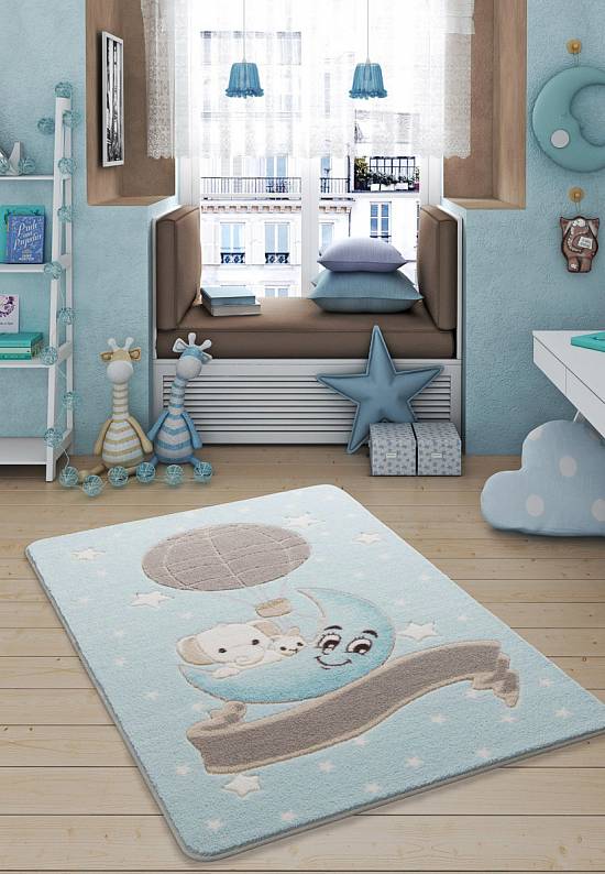 Детский ковер с ворсом Moonlight 03 Light Blue
