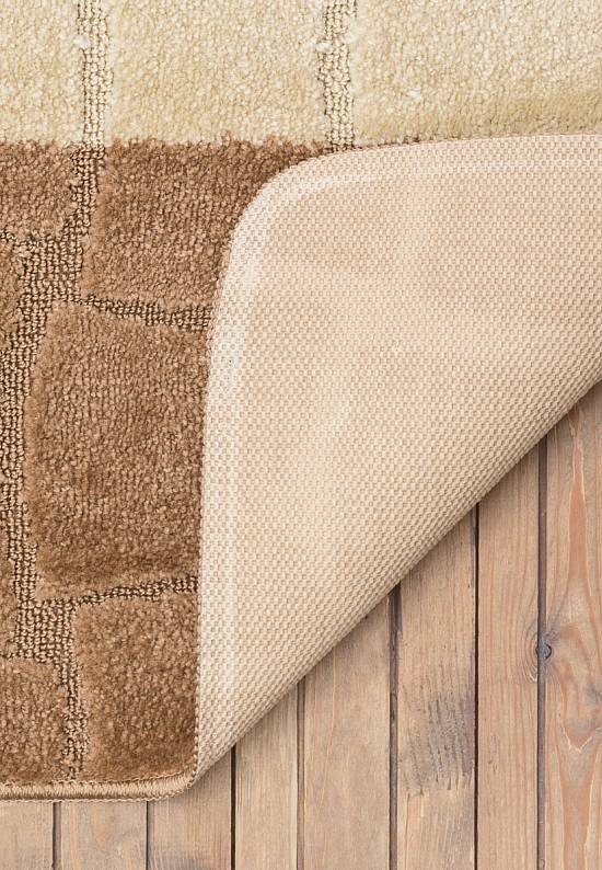 Комплект ковриков для ванной и туалета Sariyer 2546 Light Brown BQF